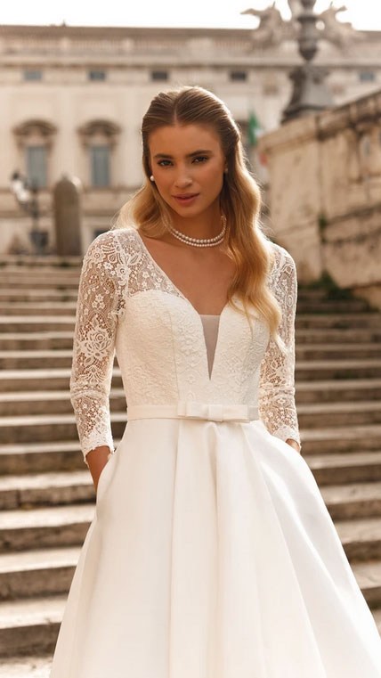 Robe de mariée conçue pour sublimer la silhouette