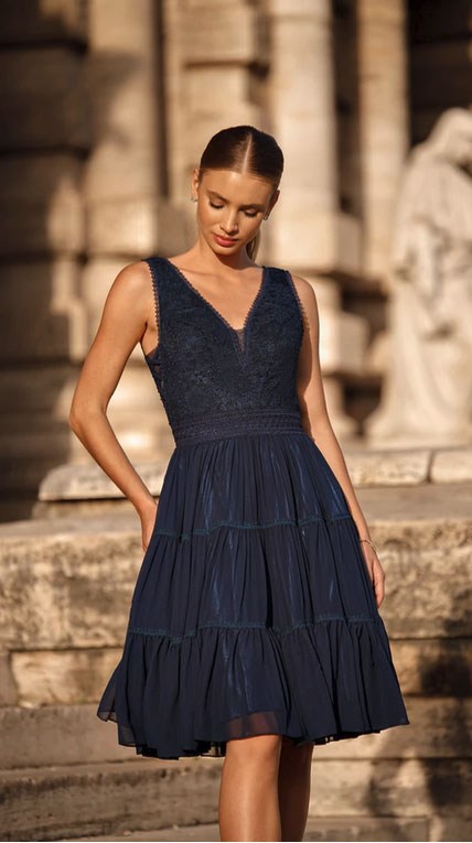 Robe de cocktail romantique 